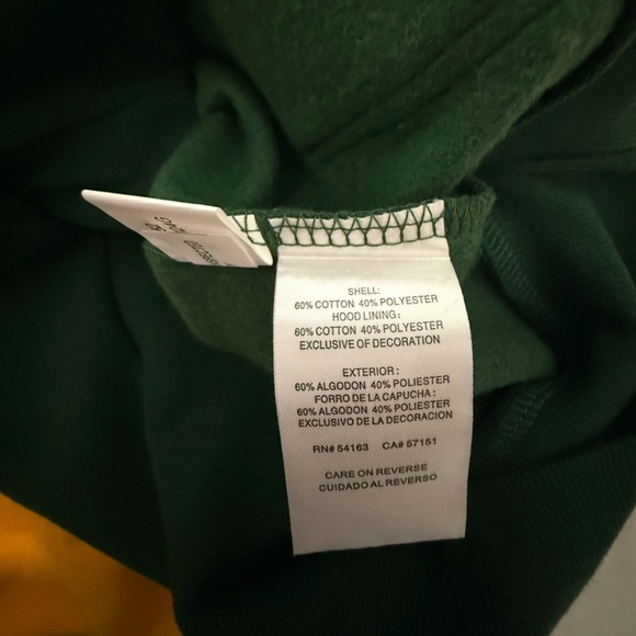 Green Bay Packers Men's G-III Sports/ Carl Banks Green Full-Zip Hoodie Sz S NWT - Picture 8 of 10